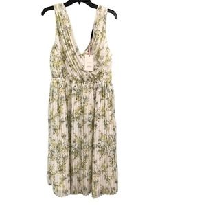 Alex Marie NWT floral pleated Dress sz 12 New $149 Retail
